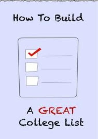 Finalize College List