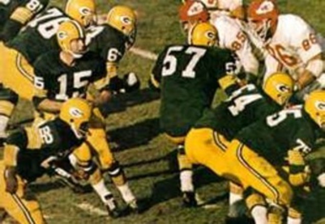 The First Super Bowl between the Green Bay Packers and the Kansas City Chiefs