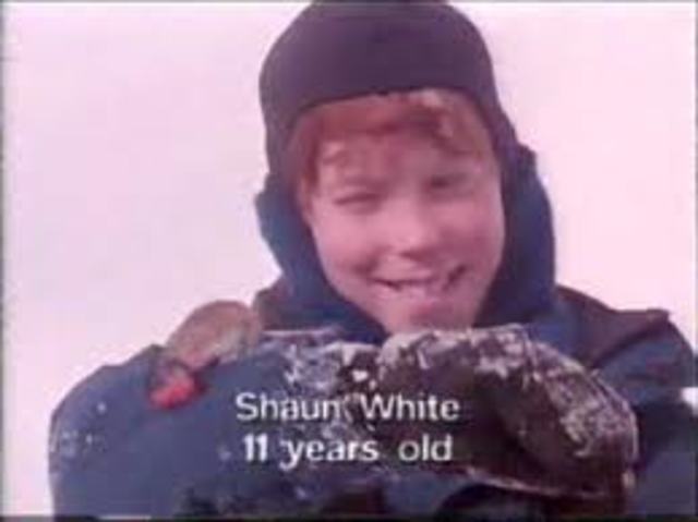 at age six he started snowboarding