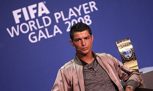 Cristiano Ronaldo is named FIFA player of the year.