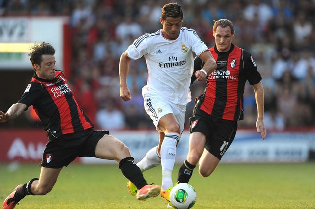 Cristiano Ronaldo signs with Real Madrid in the BBVA League