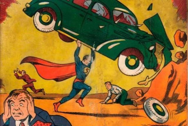 The First Appearance of Superman in Action Comics