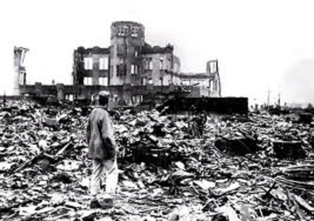 The dropping of the Atomic Bomb on Hiroshima