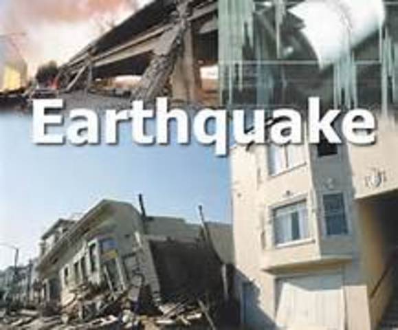 I was outside and witnessed a Earthquake for the first time