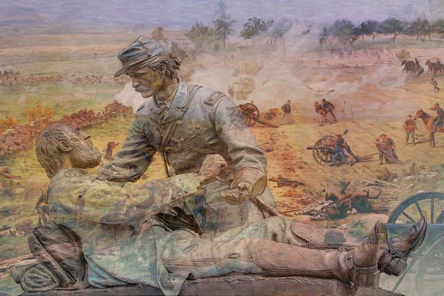 Battle at gettysburg pennsylvania