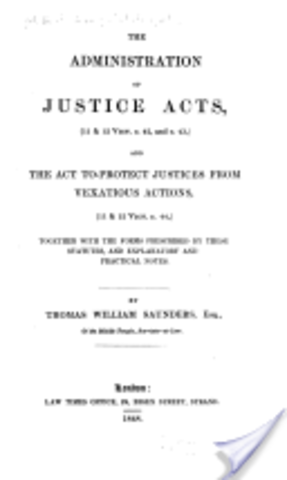 Administration of Justice Act