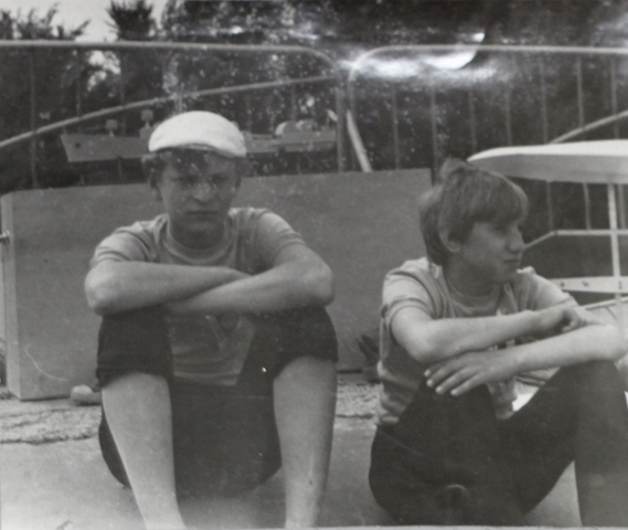 На тренировке