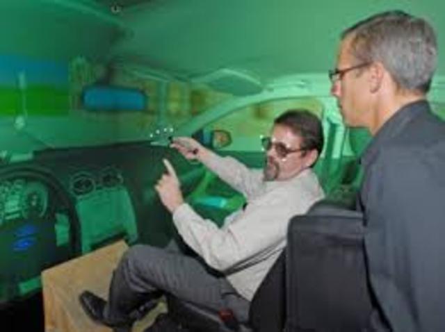 Primer simulador computarizado de vuelo.