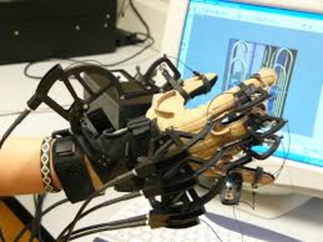 Guante sensitivo a la flexión.