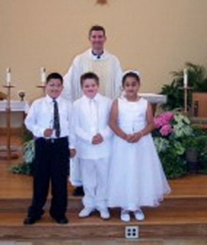 Hicé mi primer comunion