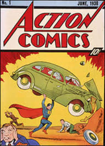 The First Appearance of Superman in Action Comics