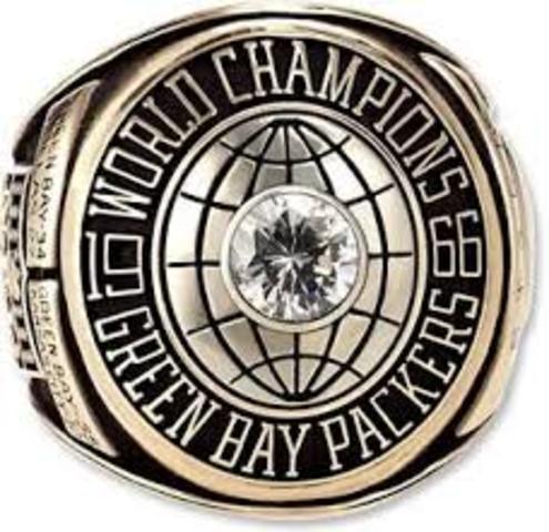 The First Super Bowl between the Green Bay Packers and the Kansas City Chiefs