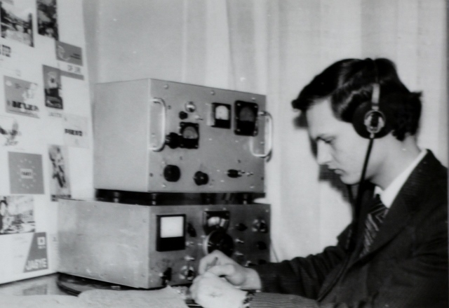 На занятиях радиооператоров