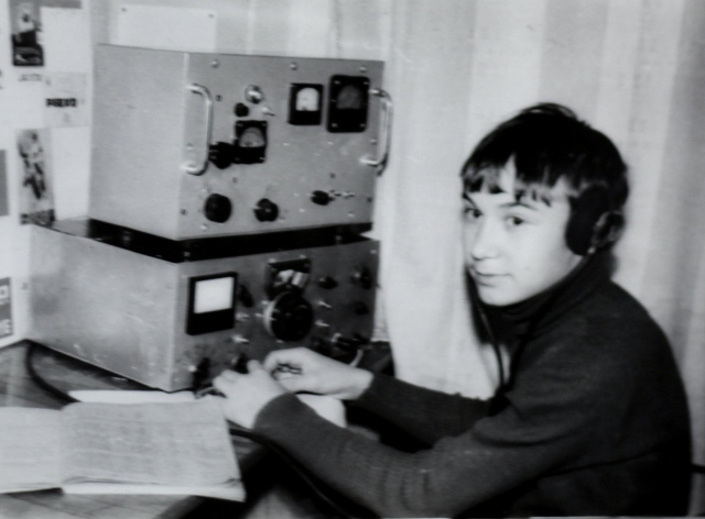 На занятиях радиооператоров