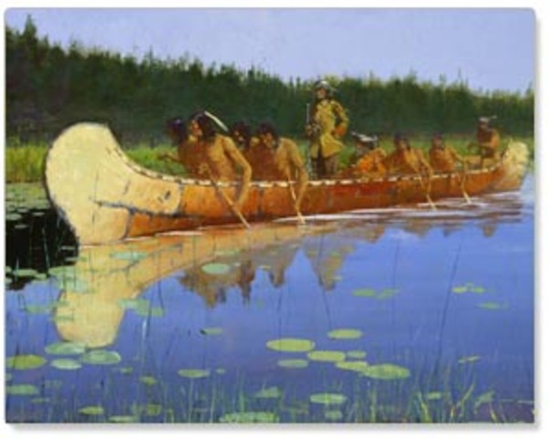 Pierre-Esprit Radisson and des Groseilliers set sail