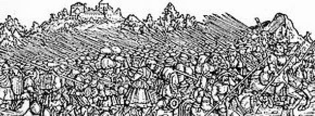 Political crisis in Germany - Peasants revolt against lords