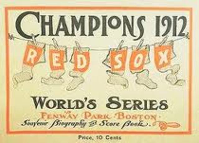 Red Sox 1912 Championship