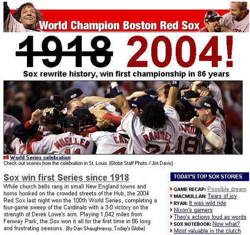 Red Sox 2004 Championship
