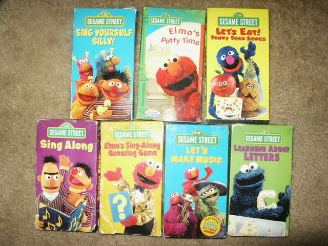 Sesame Street and Barney