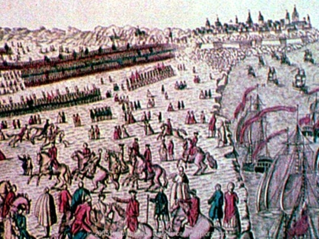 The battle of Yorktown