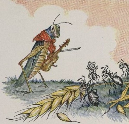 "The Ant and the Grasshopper"