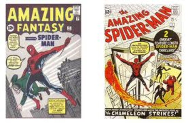 The First Appearance of Spider-Man in Comics