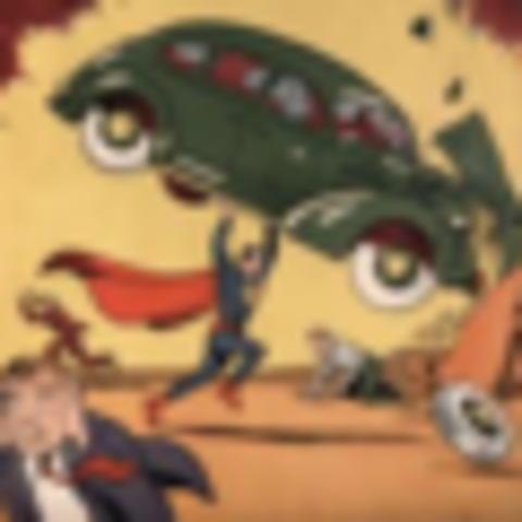 The First Appearance of Superman in Action Comics