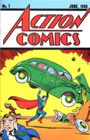 The First Appearance of Superman in Action Comics