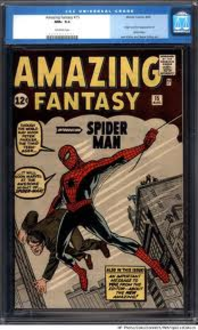 The First Appearance of Spider-Man in Comics
