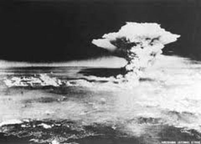 The dropping of the Atomic Bomb on Hiroshima