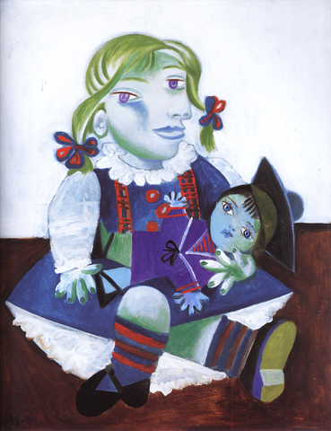Pablo Picasso - Maya à la poupée