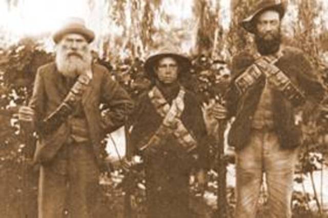 The Independent Boer Republics of Transvaal and Orange Free State are created