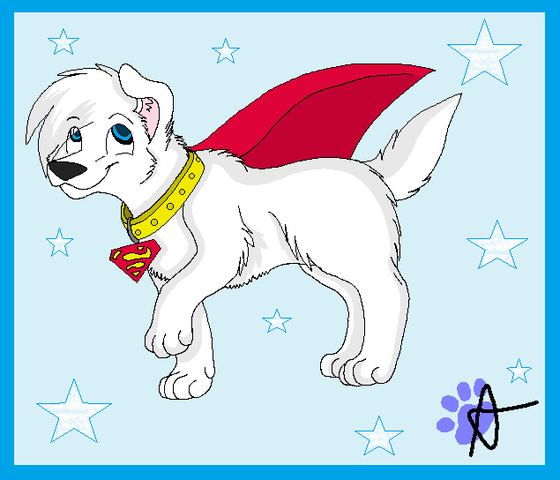To read about when Krypto the superdog got his powers