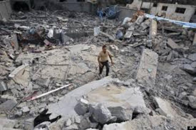 Palestinian bombed Israel