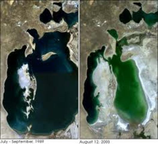 The Shrinking of the Aral Sea