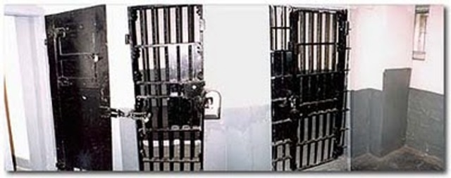 Prisoners in Cell Block 1 blocked the doors with their bed frames