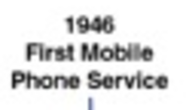 First mobile phone device