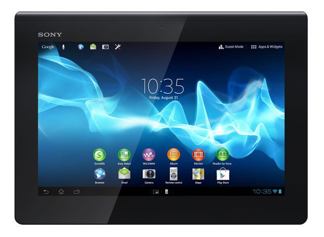 The Tablet screen
