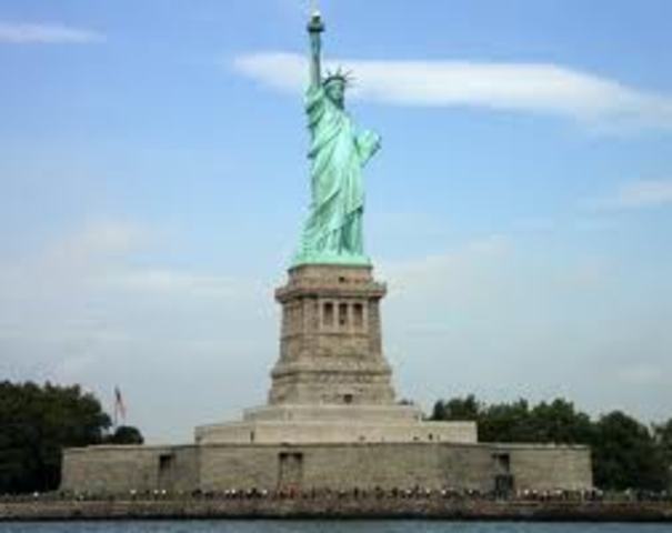 Dedication of the Statue of Liberty