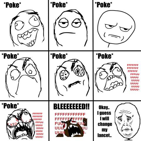 Was diagnosed with diabetes