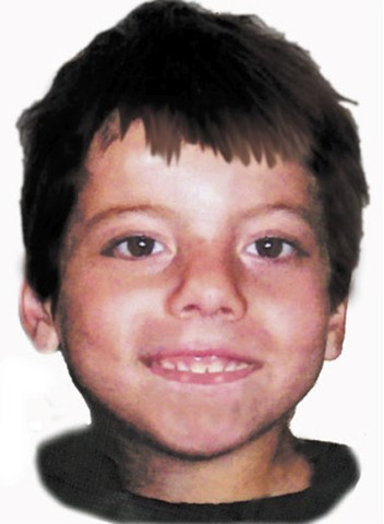 La photo d'Antoine vieillie