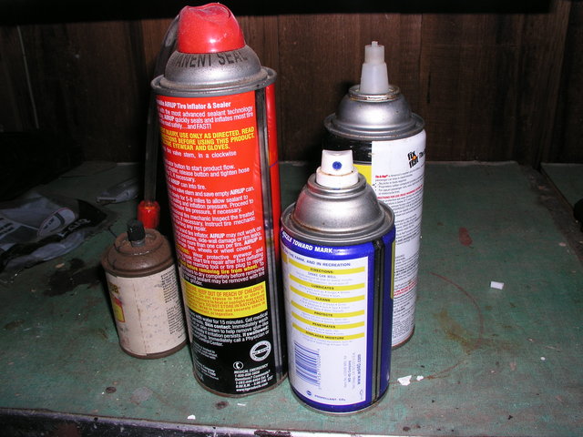 Aerosol spray cans invented by American inventors, Lyle David Goodloe and W.N. Sullivan.