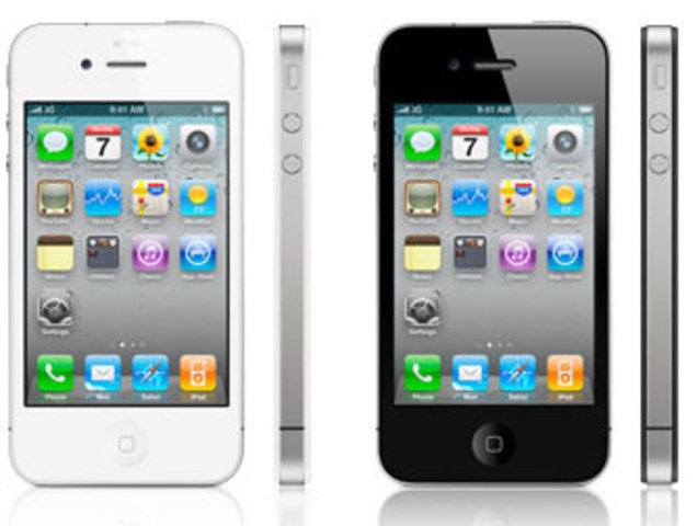 iPhone 4S en blanco y negro