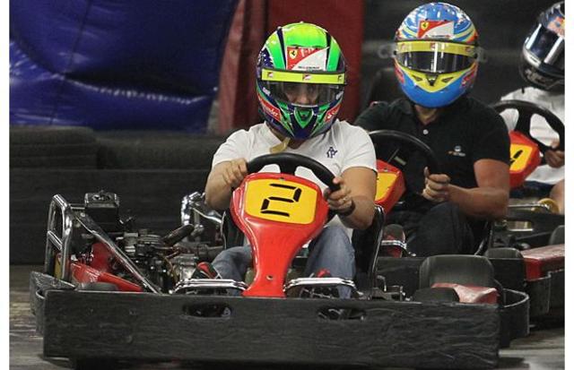 First time go carting.