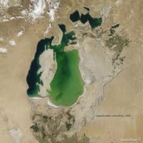 The Shrinking of the Aral Sea