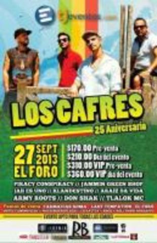 Los Cafres en El foro.