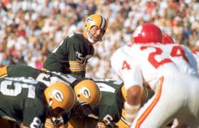 The First Super Bowl between the Green Bay Packers and the Kansas City Chiefs