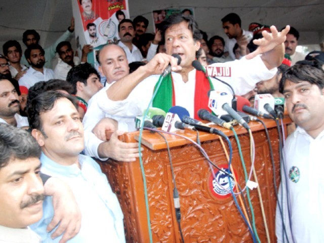 August 22 by-polls: Imran campaigns for NA-1