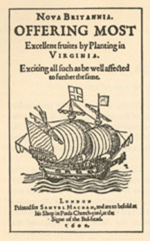 English ad published promoting life in the New World
