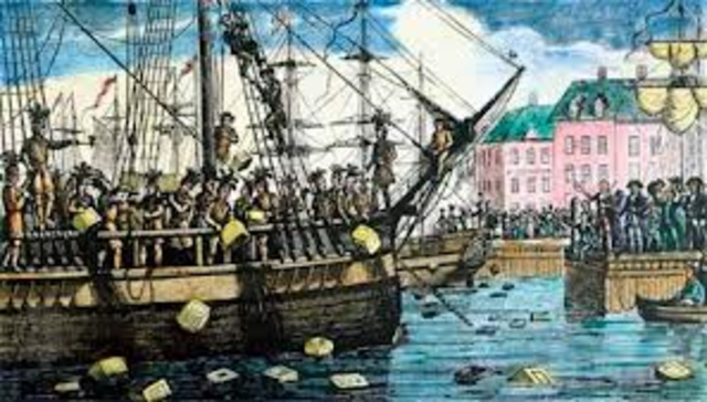 The Boston tea party